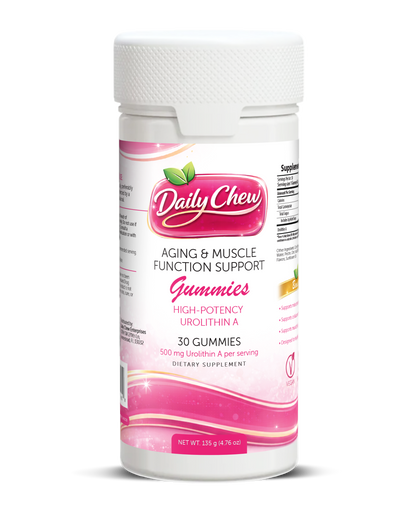 Daily Chew Urolithin A Gummies 500mg — Cellular Energy & Longevity Support